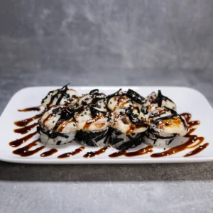 Gebackene Rolle mit Aal