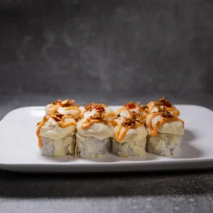 Gebackene Rolle mit Hähnchen