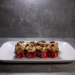 Gebackene Rolle mit Muscheln